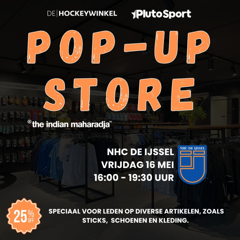 Vrijdag: Clubbezoek Hockeywinkel en Plutosport Nieuws afbeelding